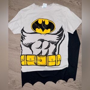 Batman Kids Shirt - Gray and Yellow small 6/7